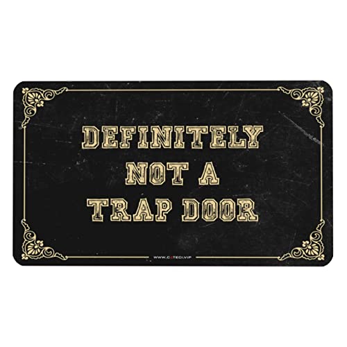 Tapis de souris chat Definitely Not A Trap pour bureau