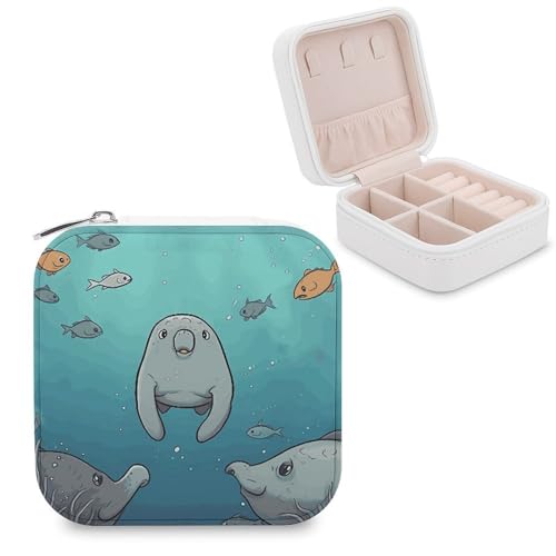 LPSBVNM Crazy Save Manatee �W���G���[�{�b�N�X ���f�B�[�X �K�[���Y �X���[�� �|�[�^�u�� �W���G���[�I�[�K�i�C�U�[ �{�b�N�X PU���U�[ �g���x���W���G���[�P�[�X �C�������O�z���_�[ �I�[�K�i�C�U�[ �X�g���[�W�����O �y���_���g