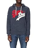 La ropa Superdry está fabricada con el equilibrio adecuado entre estilo y comodidad. Recomendamos una talla más grande que las marcas usuales para una experiencia de superdry.