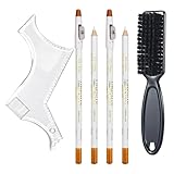 Set di 6 stencil per barba da uomo, con stencil per barba,...