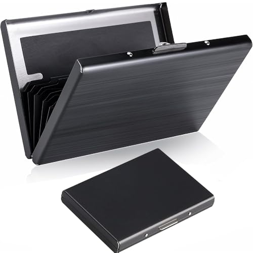 Opiniones y reviews de Fundas de tarjetas para Hombre comprados en linea. 40 Slzhds 2 Piezas Tarjetero Hombre, Tarjetero Metalico con RFID Bloqueo, Tarjetero Con Bolsillo Para Dinero Estuche para Tarjetas Acero Inoxidable,Cartera de Tarjeta de Crédito para...