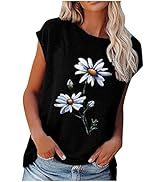 Top da donna Magliette a maniche corte Stampa Blusa Elegante Casual