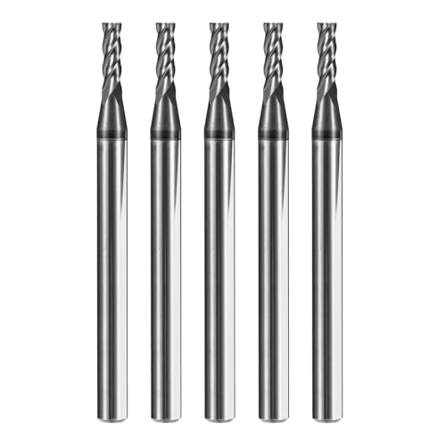 Fraise carbure de tungstène HRC55 avec revêtement AlTiN CNC