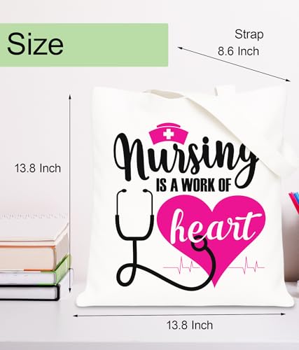 Image of Aesthetic Tote Bag for Women Girls, Stylish Tote Bag for Friends Besties Coworker