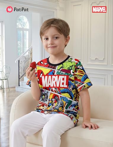 Image of Disney Princess Frozen Marvel Stitch Minnie Mickey Star Wars Girls /Boys Athletic Shirts UV Quick Dry Graphic T-Shirt 2-9 Year