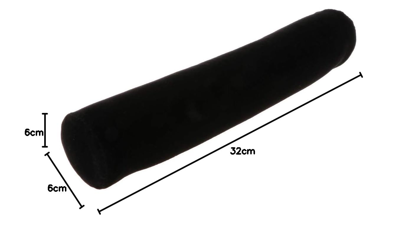 Fenteer Borsa Da Viaggio Portatile In Velluto Di Lusso Per Gioielli Rotoli Porta Bracciali - Nero