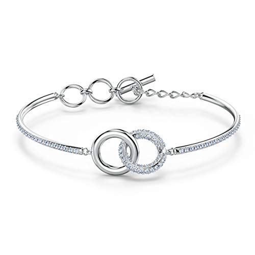 Preisvergleich Produktbild Swarovski Stone Armreif, weiß, rhodiniert