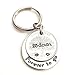 25 Years Down and Forever To Go Hand Stamped 25th Anniversary Key Chain Gift for Him or Her with 1999 Quarter