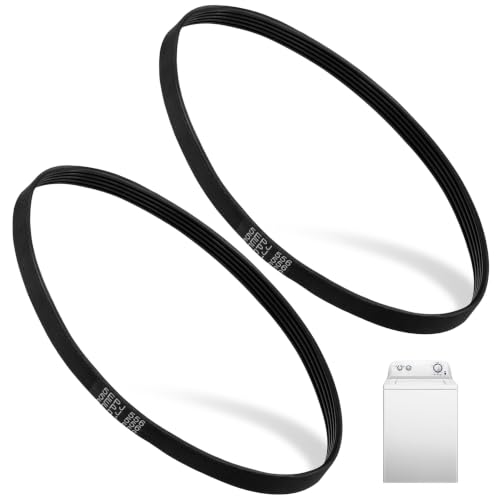 Image of 2 Pack W11239857 W10808317 Washer Drive Motor Belt