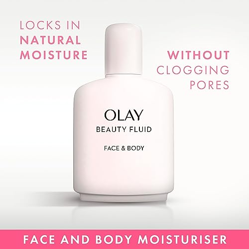 Olay Skincare Gift Set: Beauty Fluid Face & Body Moisturiser + Double Action Face Cream And Primer, Skin Care Christmas Gifts For Women, 100ml + 50ml - Image 4