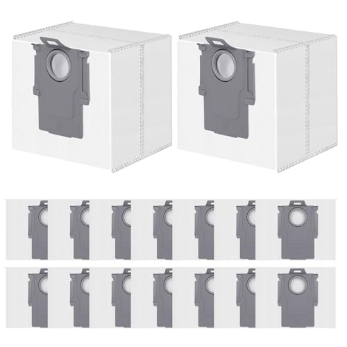 Image of 18 Pack Dust Bags for Roborock Q10 S5+ /X5+, Q7 M5+ /L5+, S8 Pro Ultra, S8+, S7 Max /MaxV Ultra, Q5+, Q5 Max+ /Pro+ /DuoRoller+, Q7+ /Q7 /Q8 Max+ Robot Vacuum, 3.6L Large Capacity Disposable Replacement Bag