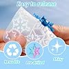 QENEQ Epoxy Resin Molds Earring with Holes, Silicone Molds Snowflakes Shape Moon Star Resin Molds Silicone Clearance Earring Pendant Keychain Handmade Jewelry Making Kit #1