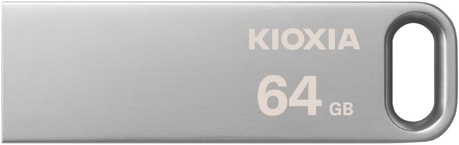 KIOXIA (Formerly Toshiba) KLU366A064G USB Flash Drive, 64GB, USB 3.2 Gen 1, Maximum Read Speed 100MB/s, Genuine Product