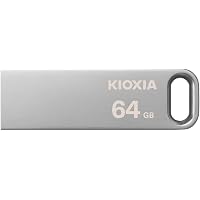 KIOXIA (Formerly Toshiba) KLU366A064G USB Flash Drive, 64GB, USB 3.2 Gen 1, Maximum Read Speed 100MB/s, Genuine Product