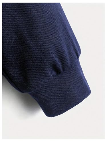 Verdusa Girl's Letter Print Hoodies Long Sleeve Hooded Sweatshirt Casual Pullovers3