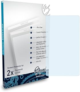 Bruni Screen Protector compatible with Feelworld LUT6E Protector Film, crystal clear Protective Film (2X)