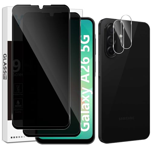 【Protezione fotocamera】: doppia protezione del tuo prezioso schermo e lente posteriore, realizzata in vetro temperato premium di alta qualità con bordi arrotondati. Tecnologia di assorbimento automatico nano elettrostatico, facile da installare e non facile da staccare. La protezione dello schermo in vetro della fotocamera protegge l'intero obiettivo del dispositivo da cadute, graffi e altri danni accidentali.