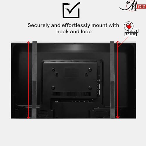 Image of MOIZ 43 Inch TV Screen Protector - Tempered Glass Guard, Anti-Glare, LED LCD Crystal Clear 9H Surface Unbreakable,UV protection,Plasma,Hardness,Anti Glare,Scratch Resistant,Strong & Durable