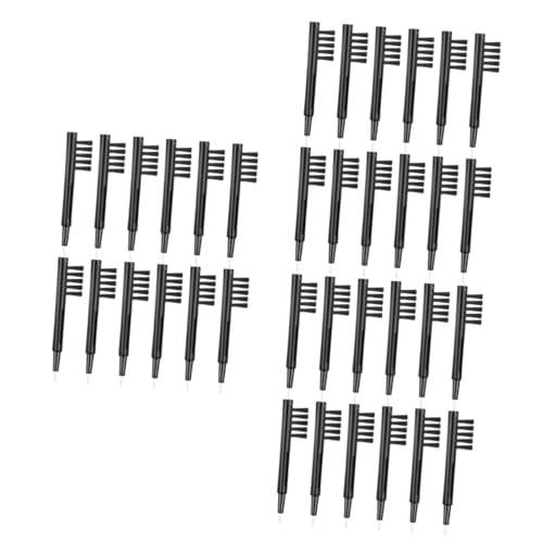 SOESFOUFU 36 Pcs Hearing Accessories Earbuds Aid Brush Earbud Cleaner Brushes Humidors Headphone Cleaner Earring Cleaner Reusable Face Pads All Purpose Cleaner Cleaning Rods Plastic Black