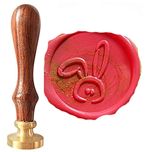 MNYR Bunny Rabbit Ears Wax Seal Sealing Stamp Embellishment Easter Wedding Invitation Card Snail Mail Gift Wrapping Wine Package Great Christmas Gift Idea Wax Seal Stamp Set