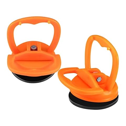 EFAITHFIX Heavy Duty Suction Cups 2 Pcs Screen Suction Cup LCD Screen Opener Computer Screen Replacement Opening Sucker Compatible for iPad, iMac, MacBook, Tablet, Laptop, iPhone, Samsung, Huawei Etc. Cover