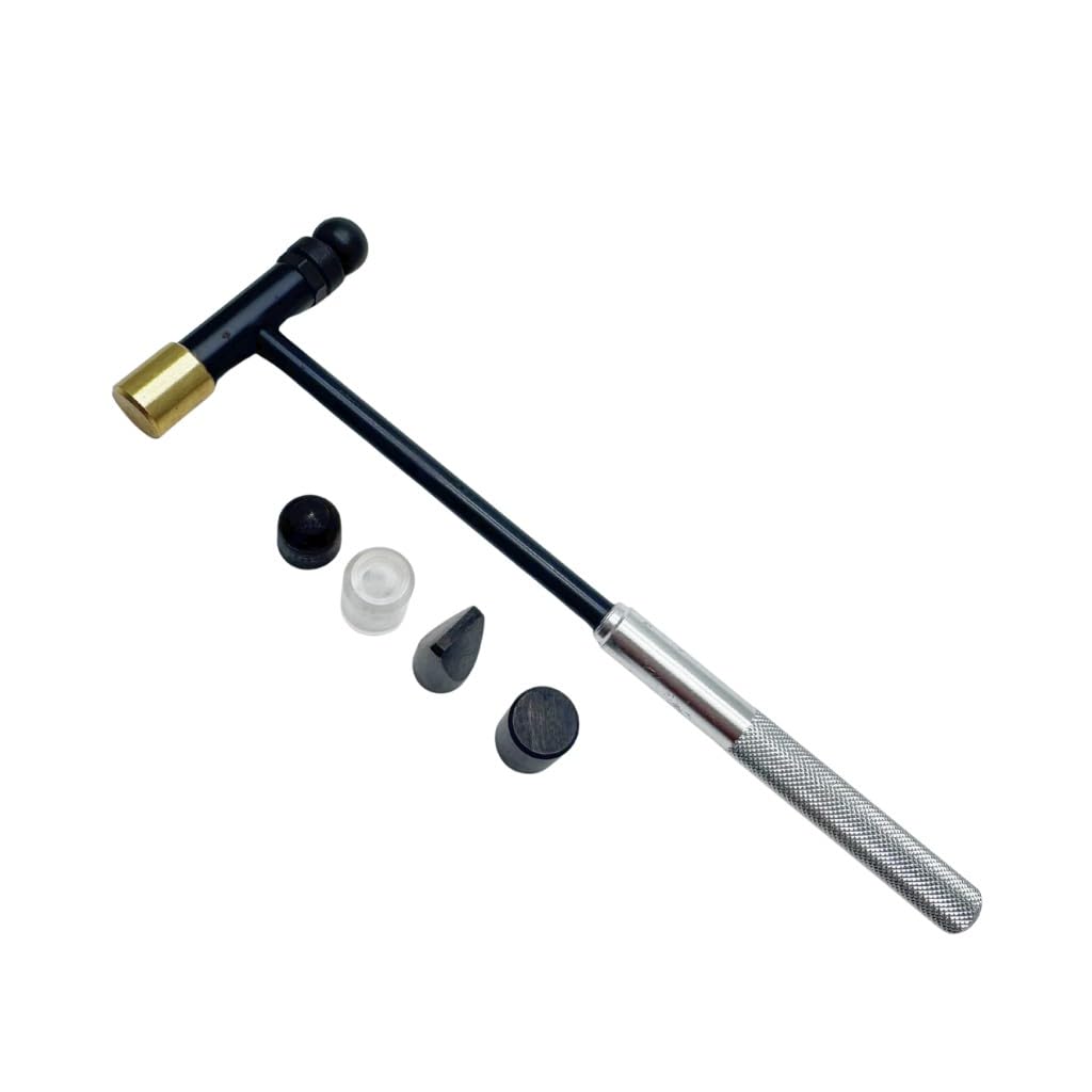 Proops Hobby Hammer with 6 Interchangeable Heads. Soft, Brass, Nylon, Steel (M0265). Free UK Postage