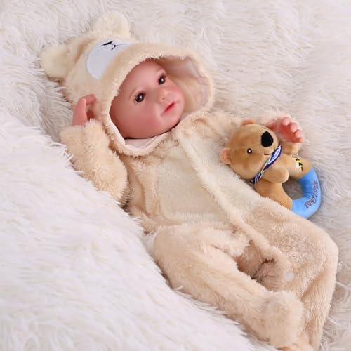 Muñeco bebé realista poseable de 20 pulgadas BABESIDE miniatura 4