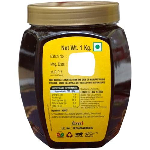 Image of Adsans Pure Honey || 100% Pure || No Added Sugar & Adulteration, 1kg Buy 1 Get 1 Free