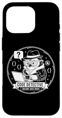 Code Detective �o�O�n���g ���� ���s�[�g �\�t�g�E�F�A QA �G���u���� �X�}�z�P�[�X iPhone 16 Pro �p
