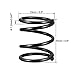 uxcell Compression Spring - 1.2mm Wire Dia, 13mm OD, 15mm Free Length Spring Steel Extension Spring,Black,10Pcs