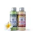 Green Tea & Frangipani Bath Salt Gift Set, Ideal for Sore Muscles, Detox, Relax & Stress Reliever, Small 2pc 3.8 Oz each, by Bali Soap