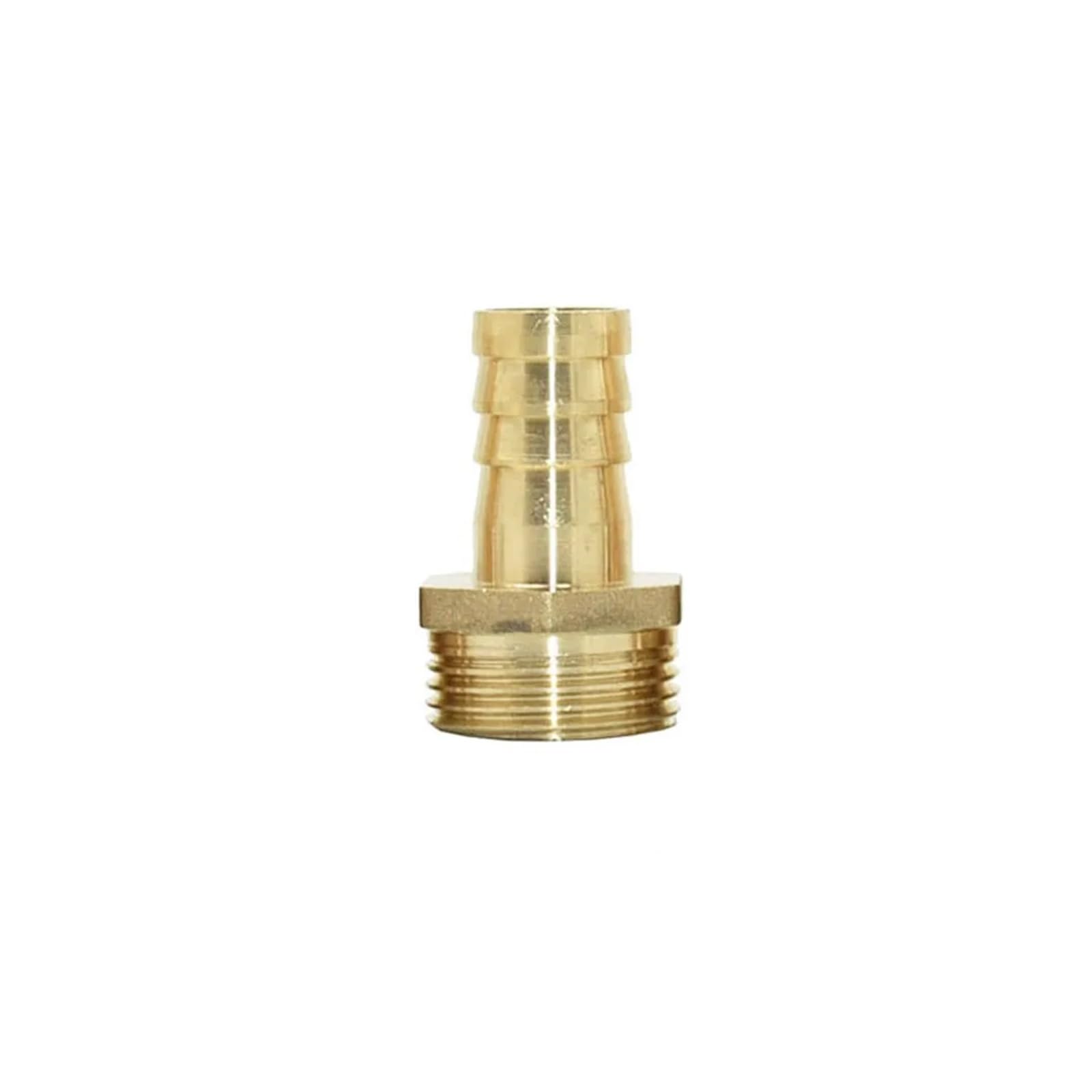 Raccordo in ottone da 14/16/19/25 mm a filettatura maschio da 1,3 cm 1,9 cm, raccordo in rame per irrigazione dell'acqua, olio e tubo dell'aria (C)
