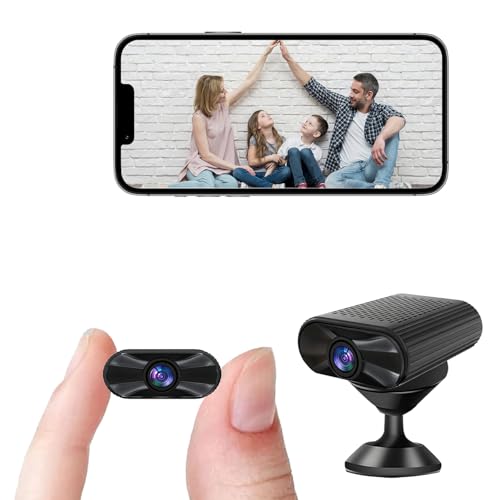 FJJVFF Mini Kamera-4K HD Kleine Kamera-WLAN Mini-Kamera Live...