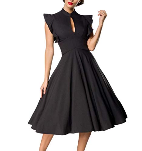 Belsira Abito da Swing retrò con maniche a