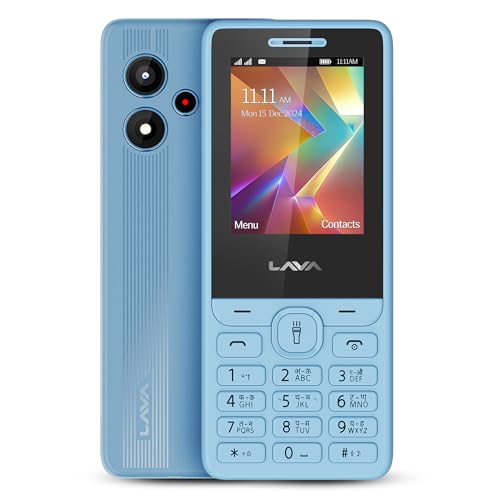 Lava A2 Smart (2025) Dual SIM Keypad Mobile Phone - 2.4'' Big Display | Built-in UPI Payments |...