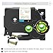 NineLeaf 5PK Compatible for Brother P-Touch Embellish TZe-R234 TZeR234 TZ-R234 TZR234 12mm 0.47 Gold on White Satin Ribbon Tapes Fabric Label for PT-H300 PT-E100 PT-E105 PT-E110 Label Maker