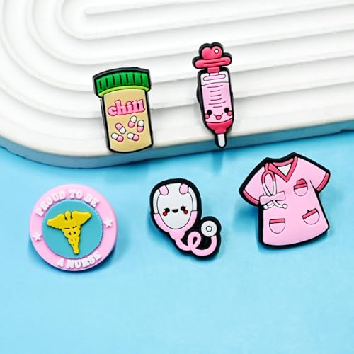 Image of Backpack Pins, Bulk Funny Cute Pins Aesthetic Lapel Pin for Backpacks /Jackets /Hats /Bags Women Nurse Teens Gifts