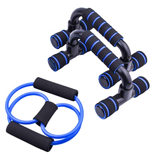 Conjunto de rodas giratórias ABS 6 em 1 da Besportble, com faixas de resistência no joelho, alças de