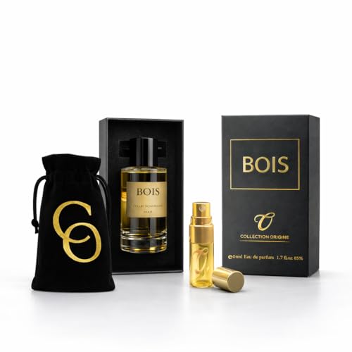 BOIS (2022) I Collection Originale - Eau de Parfum GÉNÉRIQUE 50 ml + Vaporisateur de Poche et Pochette Velours OFFERTS - Haut de Gamme - pour HOMME