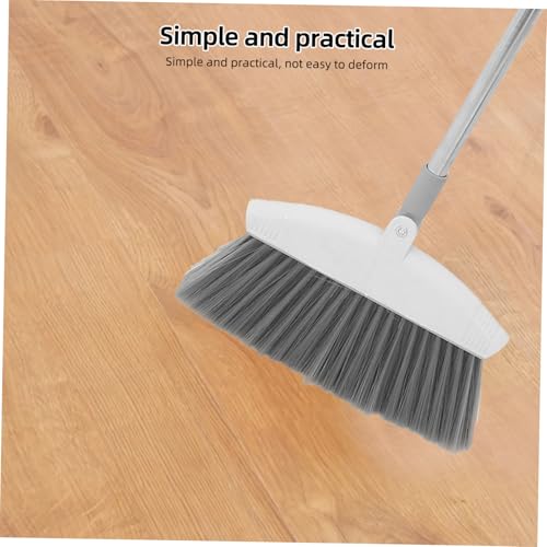 ZUNOXAZ Faltbares Besen und Kehrschaufel Set Weiß Stehendes Reinigungsset mit Flexiblen Borsten Praktisch und Langlebig für Büro Zuhause und Werkstatt – Bild 8