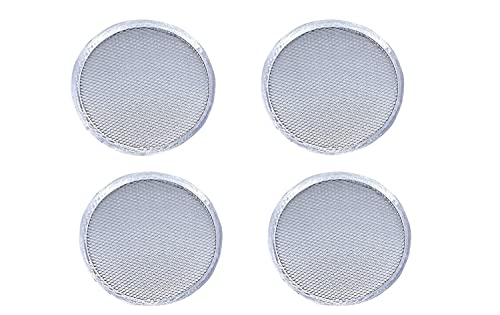 Diameter 10 inch Pure Aluminium Pizza Screen. (Set of 4 Piece)