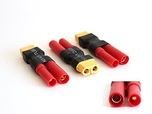3 Pcs Xt60 Female to 4mm Bullet Connector Adapter