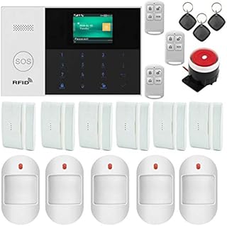 KEEPWORD WiFi IP GSM Tuya Wireless Intelligent Home Office Security Alarm Burglar Anti-Theft System,RFID Access,Auto Dialer,Easy Install