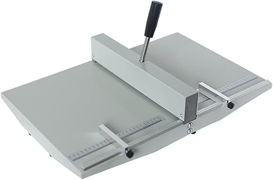460mm Manual Creasing Machine, A3 Paper Folding Machine, Scoring Paper Creasing Machine use for Indentation of Documents, Cards, Photos, Invitations, Menus