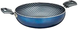 Amazon Brand - Solimo Honeycomb Non Stick Kadhai (24cm, 4 layer coating, Induction and Gas stove compatible)