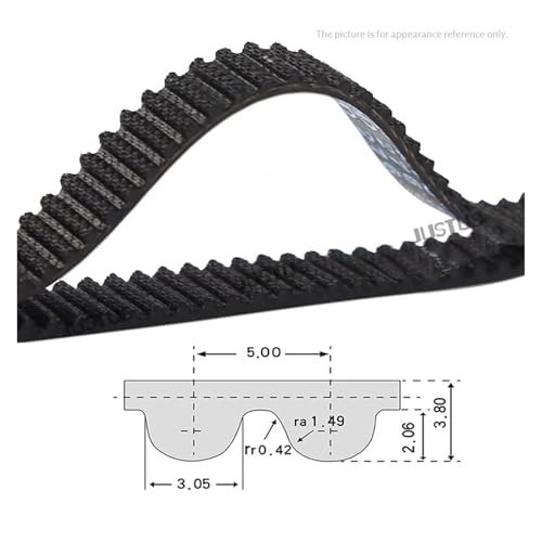 Courroie de distribution HTD 5M 590mm pour projets de robotique et maintenance - 2