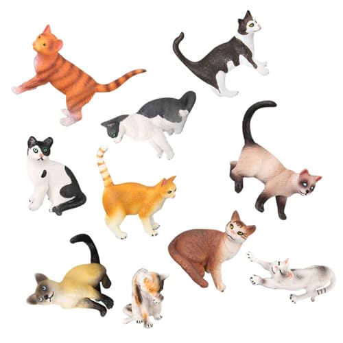 Figurines de chat légères et résistantes pour tableau de bord