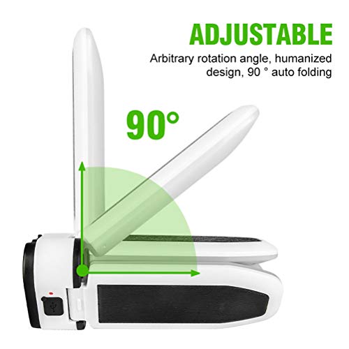 Mobestech Lâmpada de 60 LEDs Luz de carregamento USB dobrável Ferramenta prática de iluminação Lâmpa