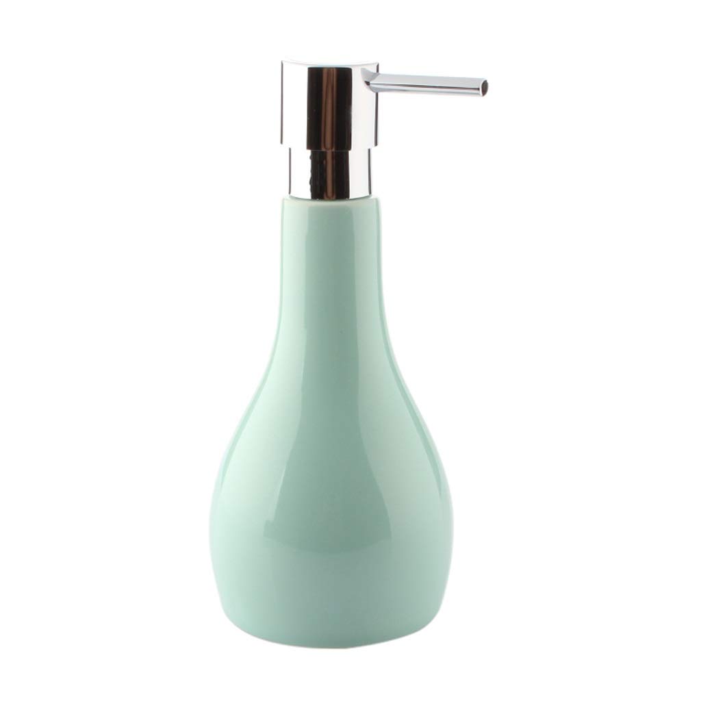 Handseifenspender Flüssigkeitsspender Seifenspender Weiß Aprikose Schwarz Grün Keramik Seifenspender Haushalt Bad Shampoo Duschgel Seifenspender Nachfüllbare Lotionsflasche