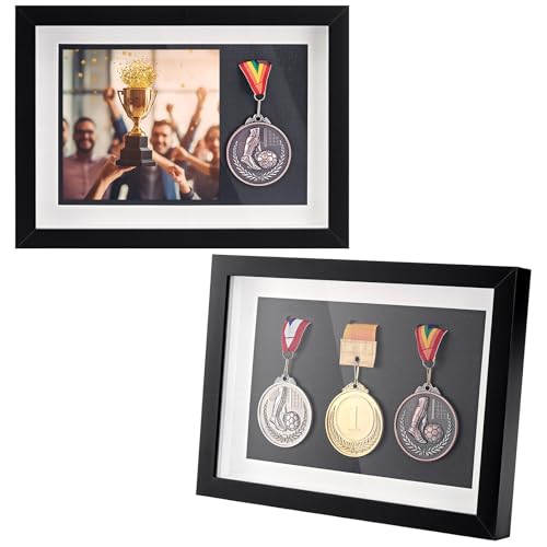 INTERWARM 2 piezas medallas marco expositor 3...